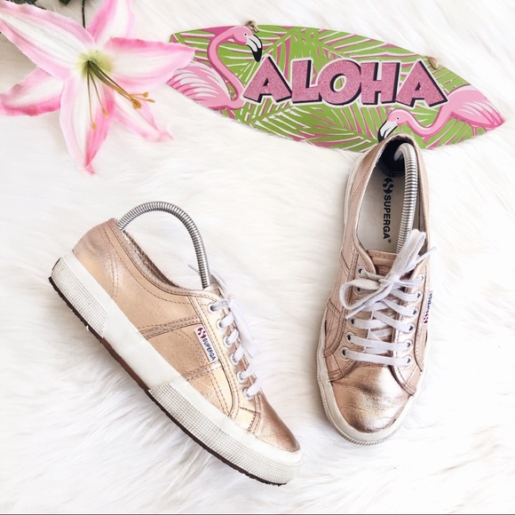 superga cotmetu rose gold